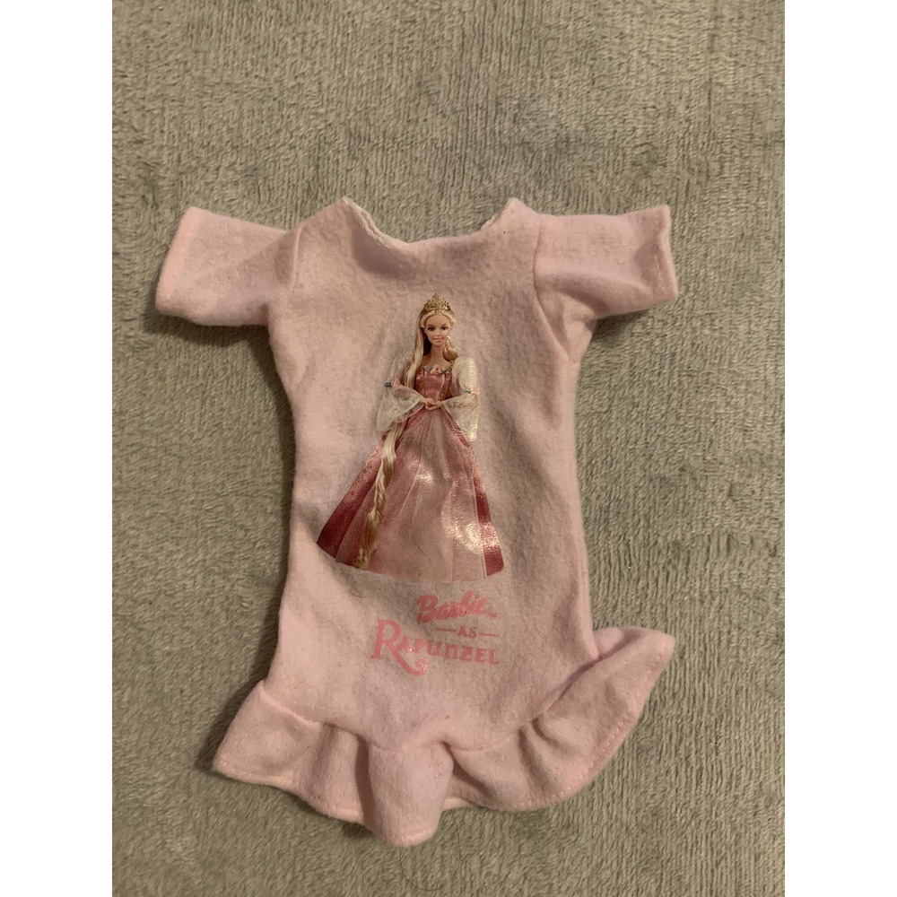 Vintage Mattel Barbie Doll Rapunzel Nightgown Barbie Pink 1990s
